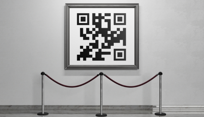 QR code come simbolo dell'arte digitale